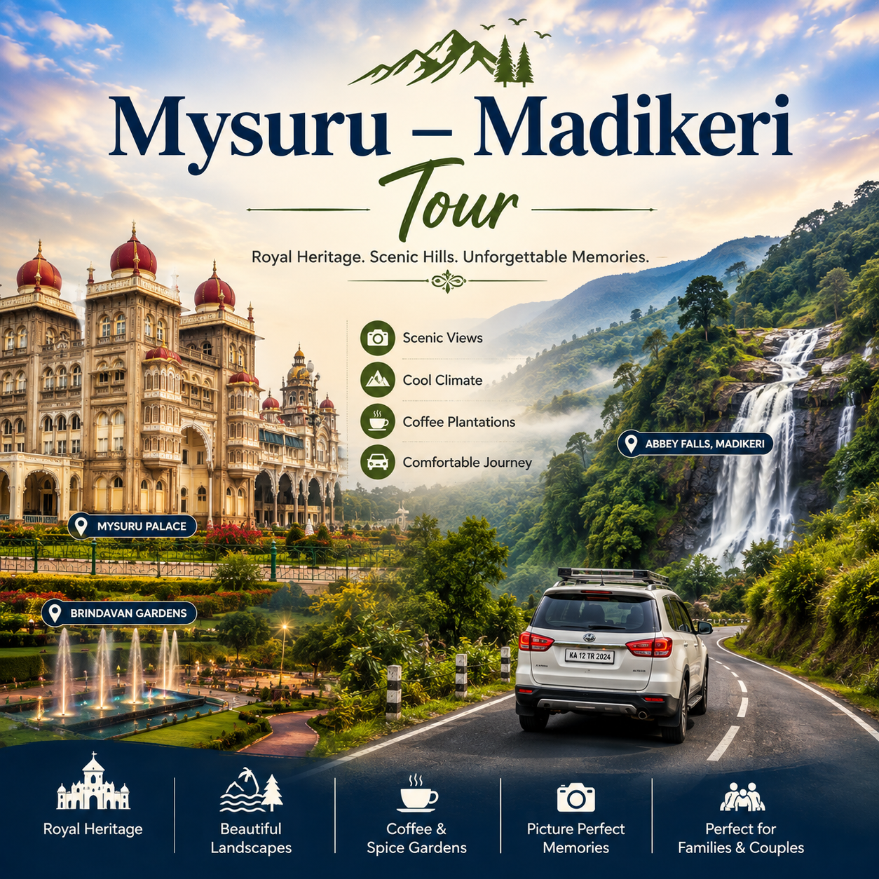 Mysuru – Madikeri Tour