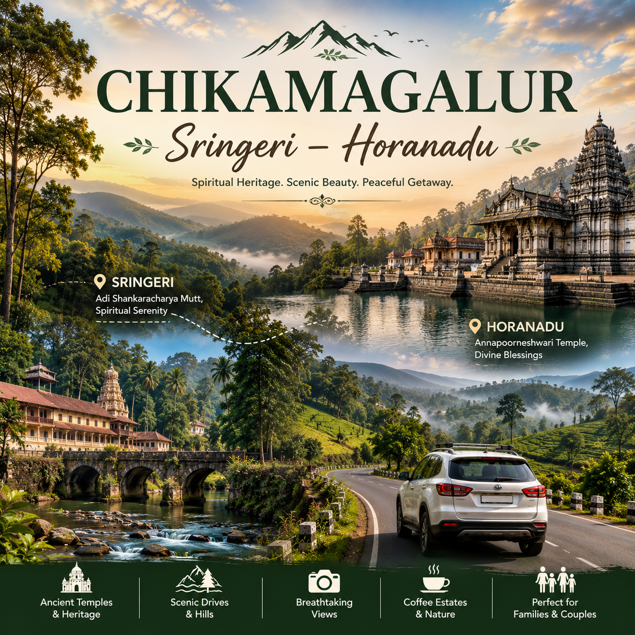 CHIKAMAGALUR : Sringeri – Horanadu